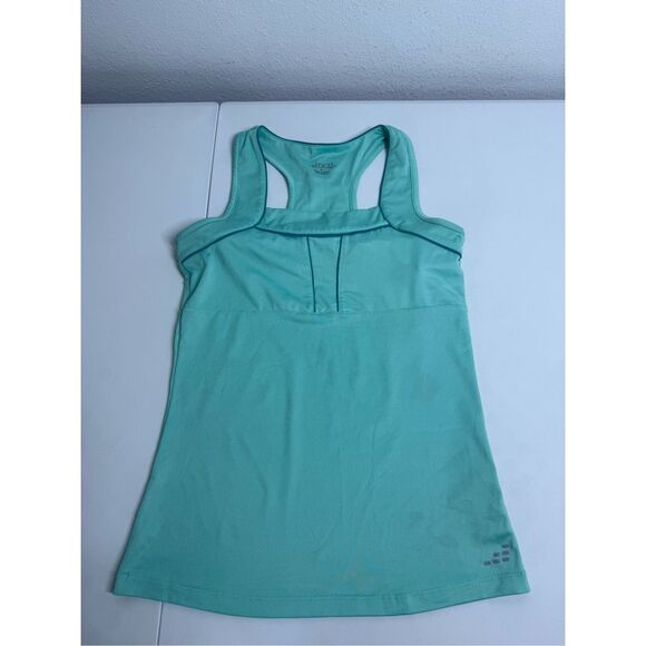 BCG Tank Top Green Athletic Workout Yoga Running Gym Size 8 RacerBack - Picture 1 of 10